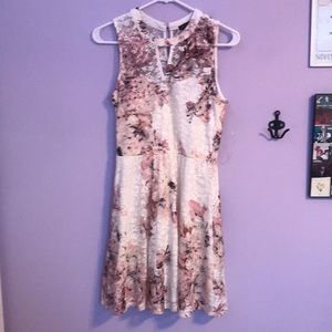 flower detailed dress
